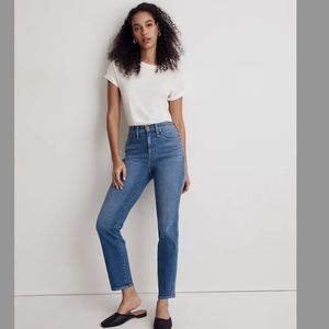 Madewell Stovepipe Jeans in Leaside Wash